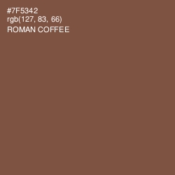 #7F5342 - Roman Coffee Color Image